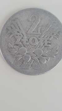 Moneta 2 zł z 1958 roku