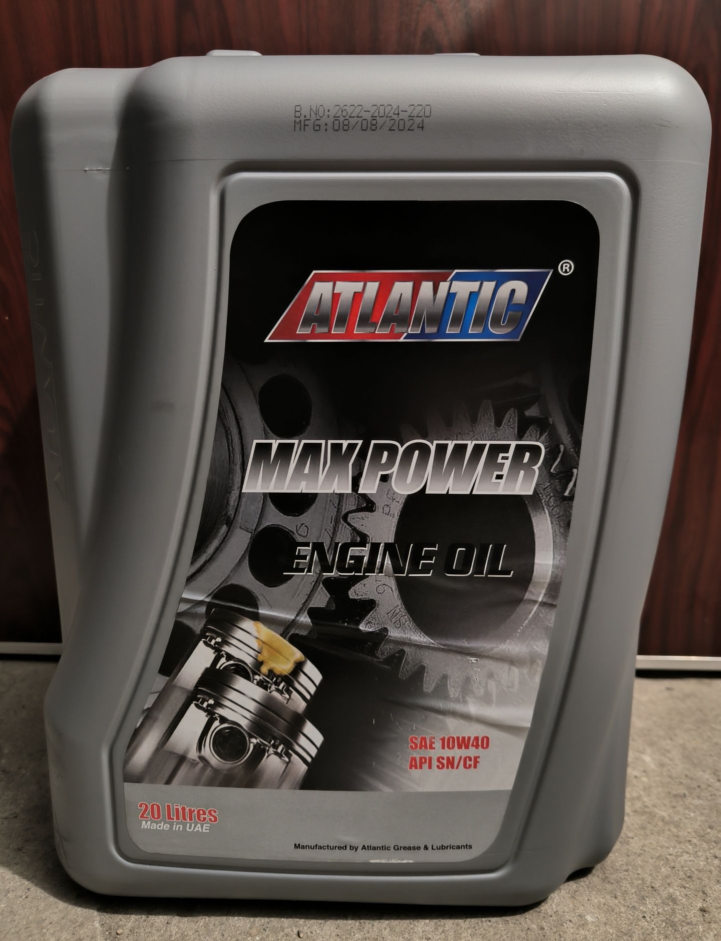 Моторне масло ATLANTIC MAX POWER 10W-40, 20л.