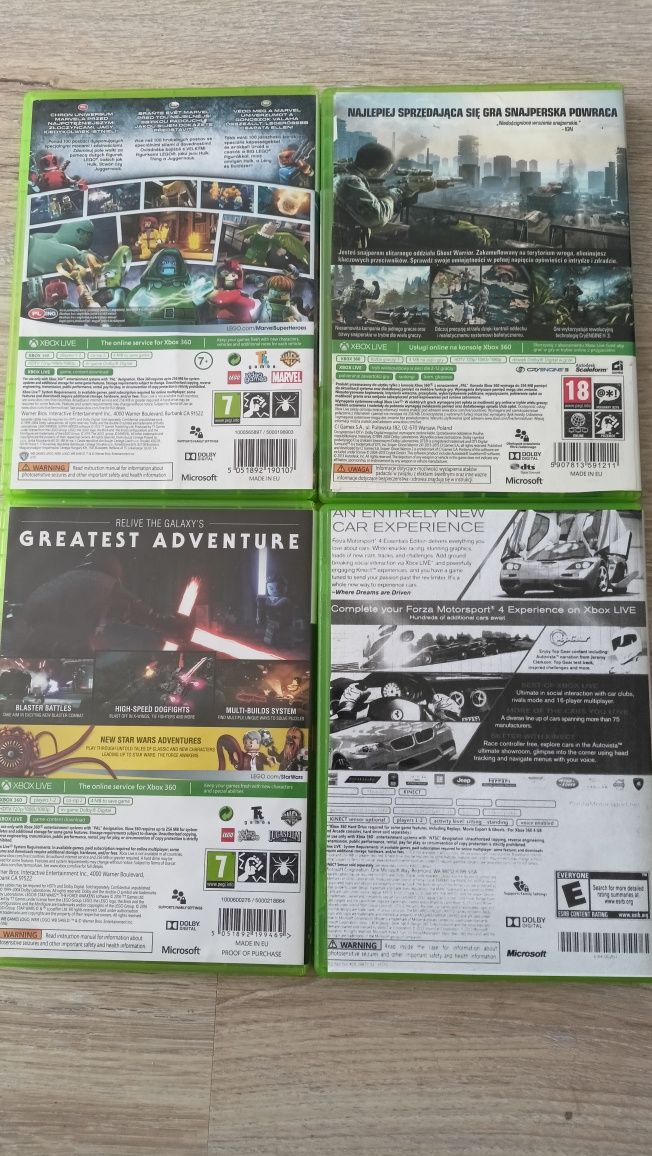Xbox 360 gry +prezent