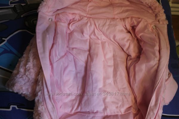 Новый демисезонный розовый комбинезон George Англия, 3-6 мес.