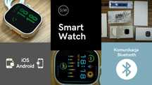 Smartwatch Zegarek  Android iOS Bluetooth 2 Paski Unisex ULTRA 2
