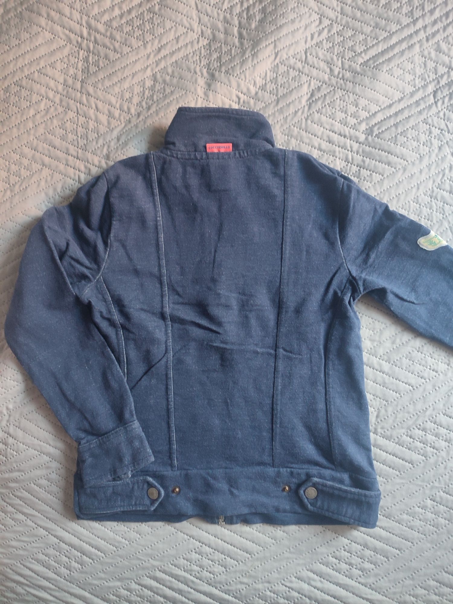 Bluza, kurtka jeansowa Coccodrillo rozmiar 140