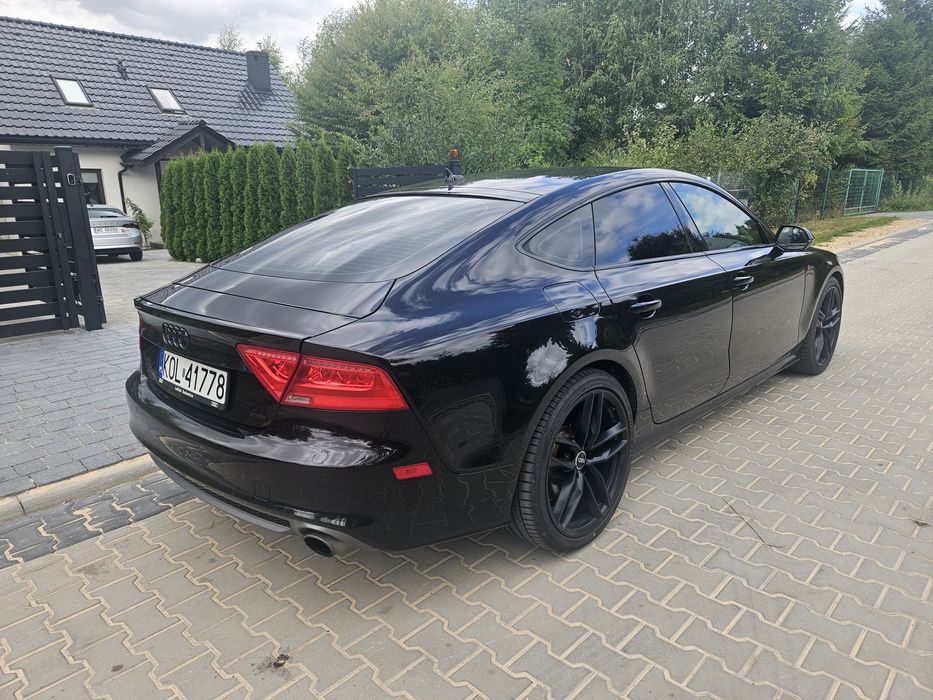 Audi a7 c7 3.0 tfsi wersja Prestige my2015 brązowe wnętrze bez wkładu