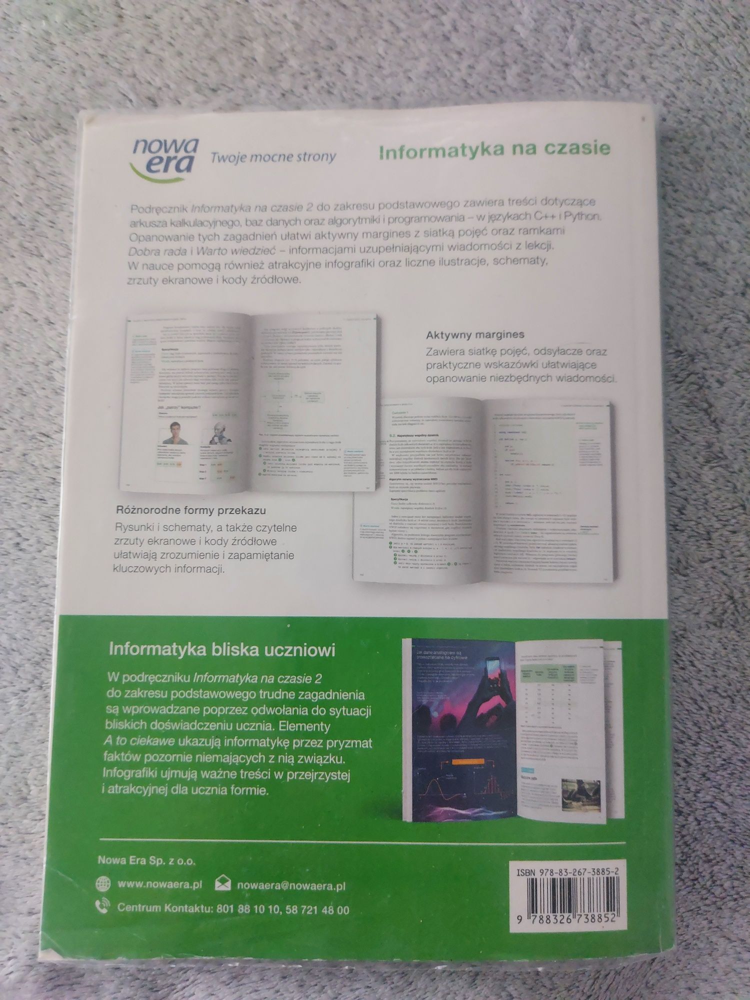 Informatyka na czasie 2 podręcznik do liceum I technikum