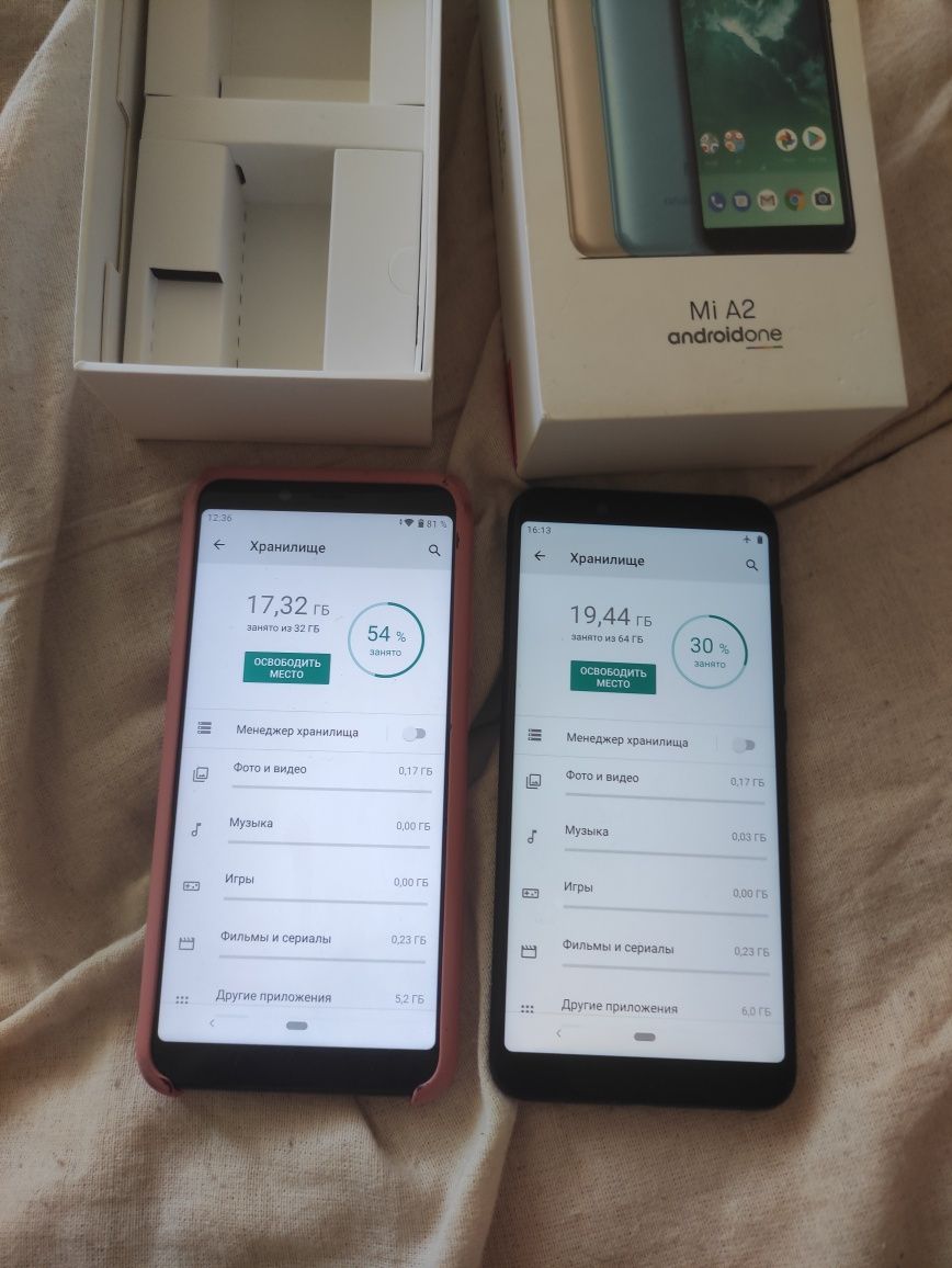 Продам Xiaomi Mi A2  4/64 Гб и 3/32 Гб.