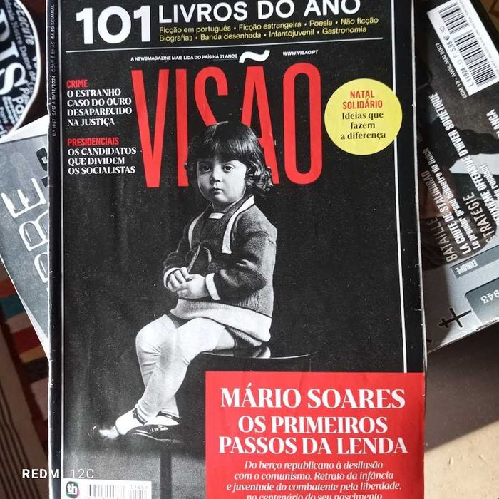 Mário SOARES revista Visão