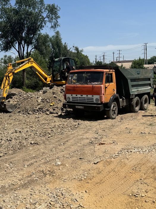 Вывоз мусора снос домов демонтаж копка котлована экскаватор погрузчик
