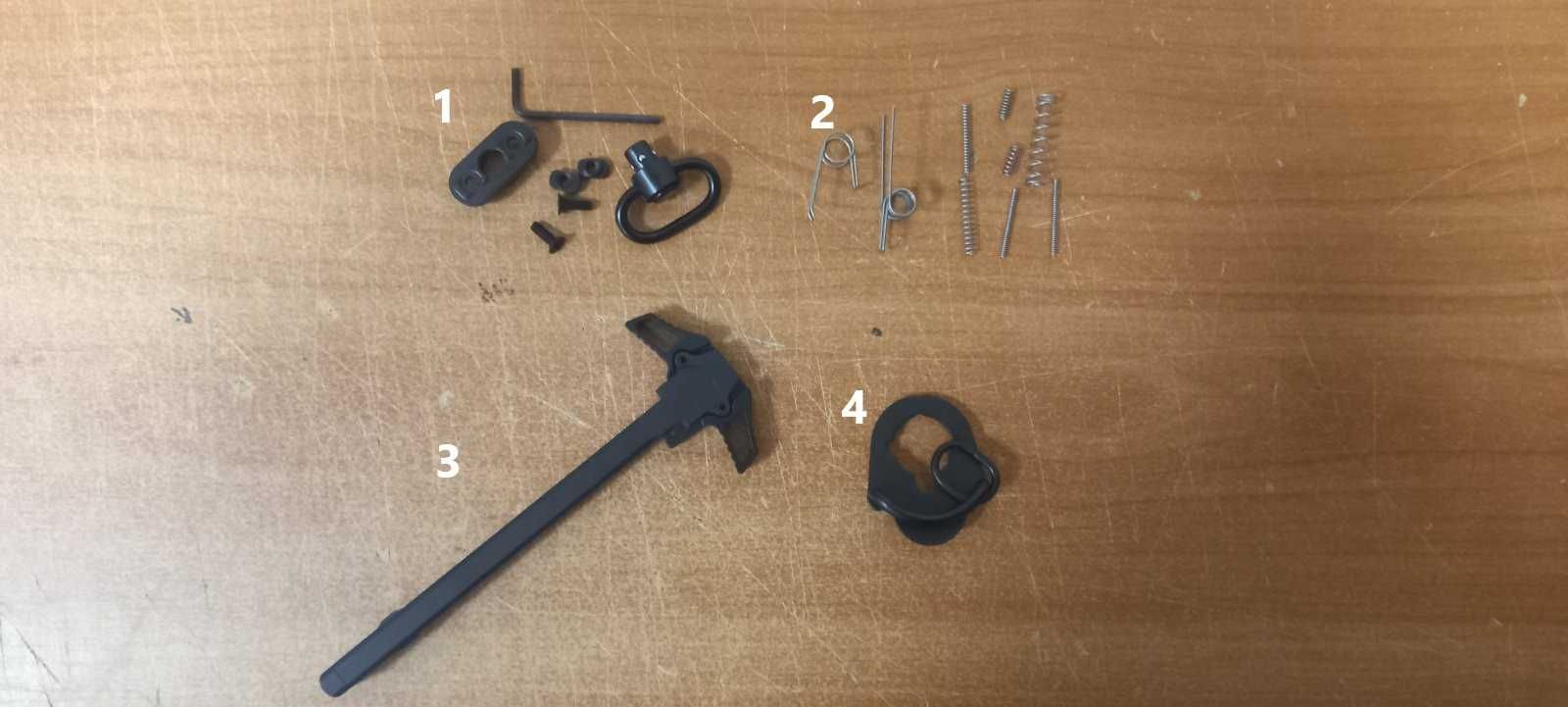 Тюнинг AR15, M16, M4 все для AR15 (цевьё, приклад, ручка, ДТК и др.)