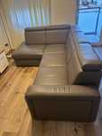 Naroznik skórzany z funkcją spania Idea Sofa Basic II