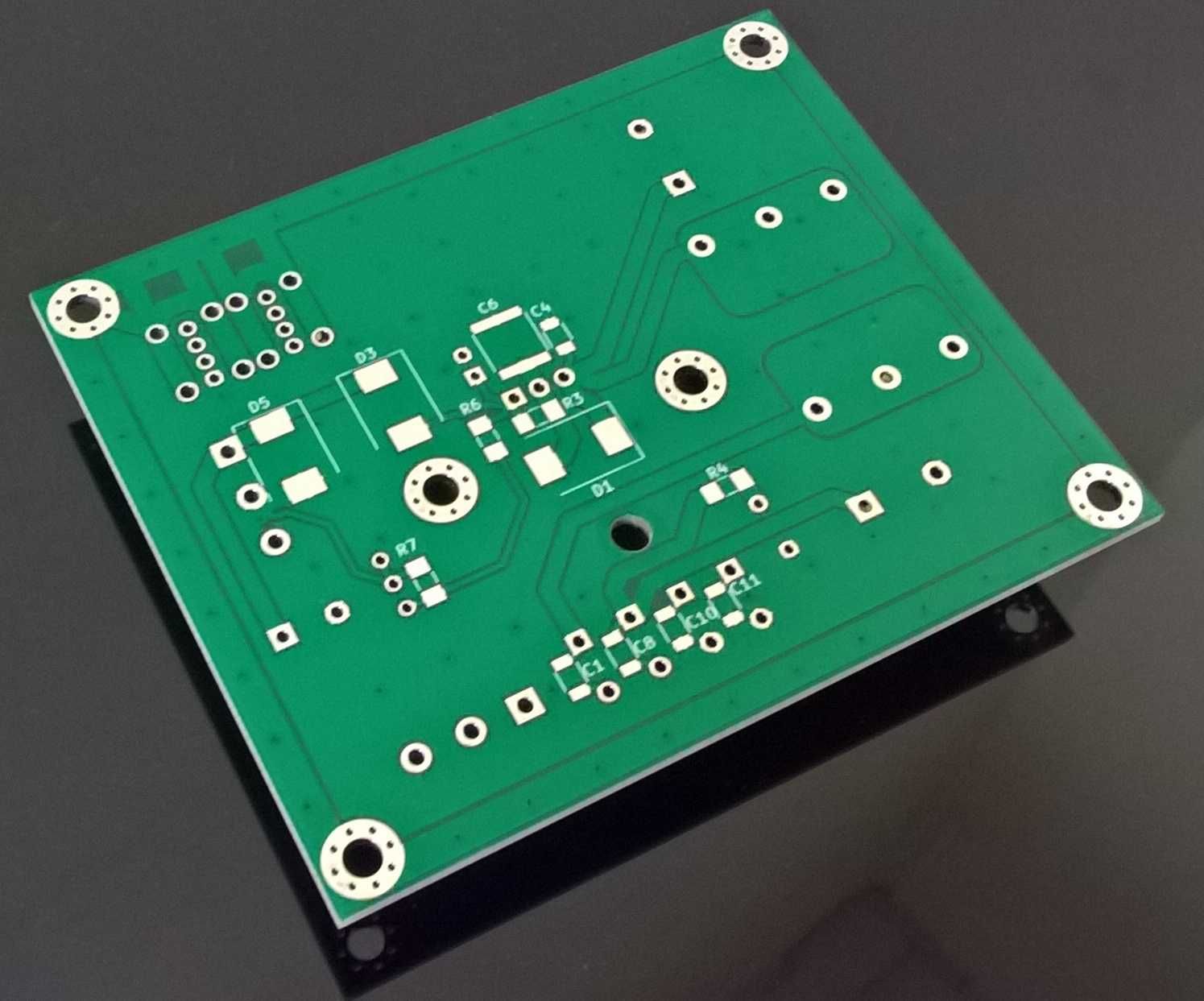 Płytka pcb - zasilacz liniowy niskoszumny LM317, LM350, LT1085