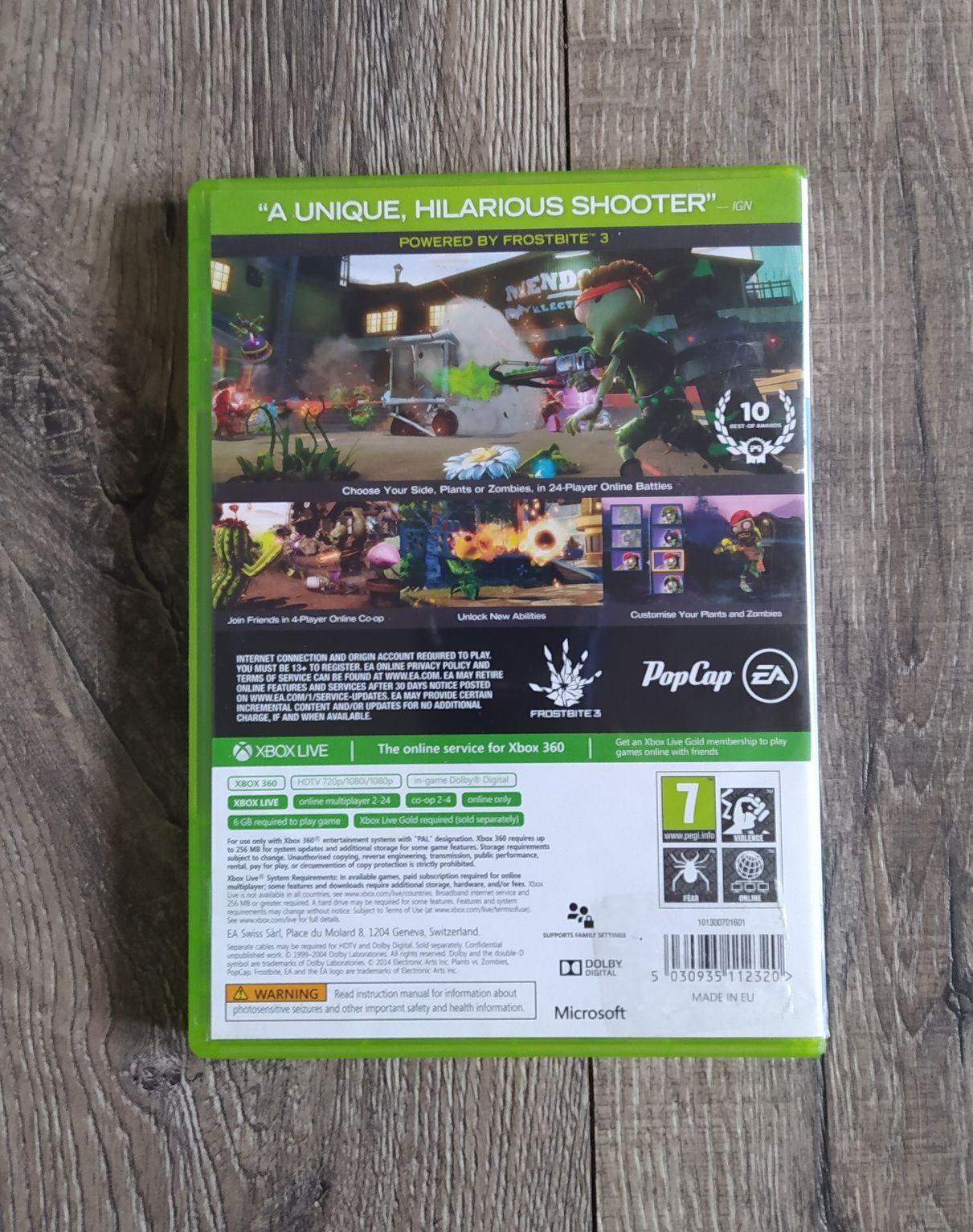 Gra Xbox 360 Plants Vs Zombies Garden Warfare Wysyłka