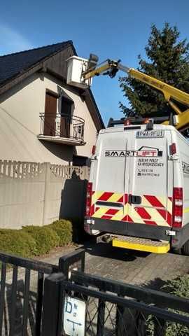 Podnośnik Koszowy zwyżka -  usługi wycinka drzew Wągrowiec  i okolice