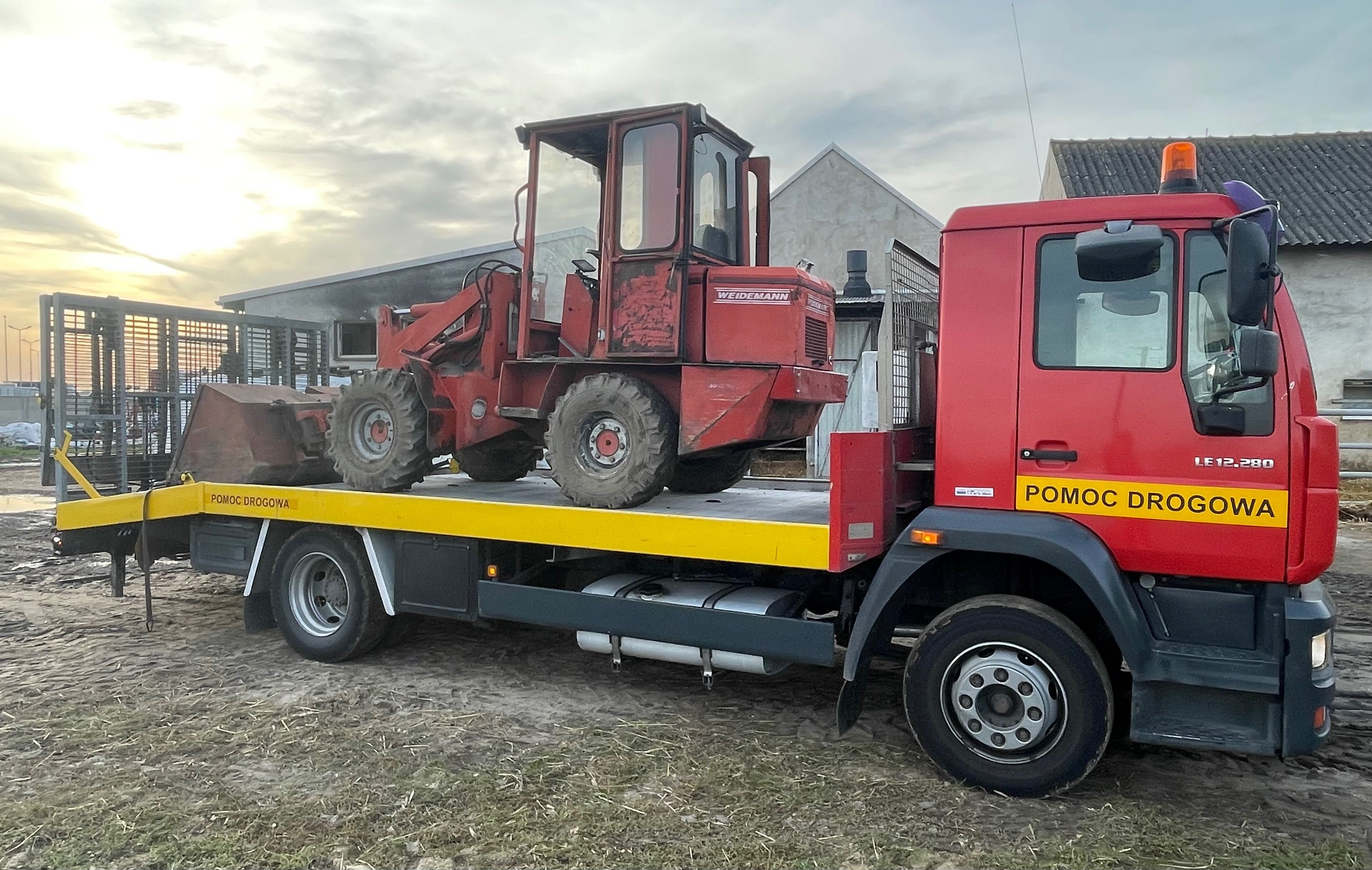 Usługi transportowe  Pomoc Drogowa 24 laweta do 12T