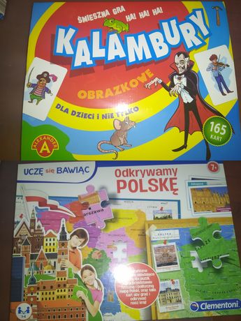 Zestaw gier "Kalambury" i "Odkrywamy Polskę"