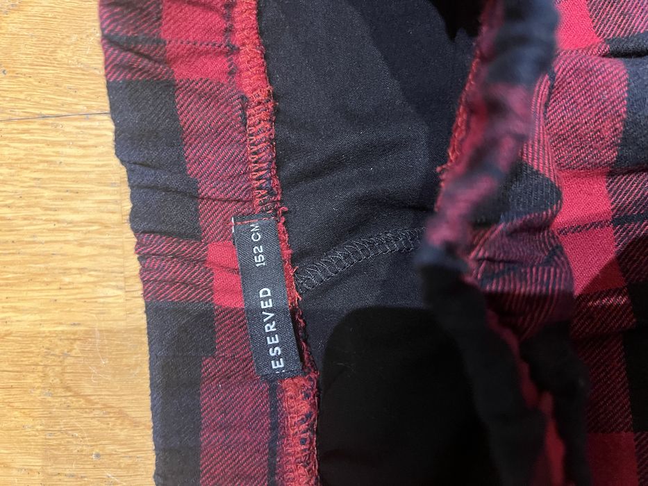 Legginsy getry z koszulą w kratę Reserved 146/152 w idealnym stanie