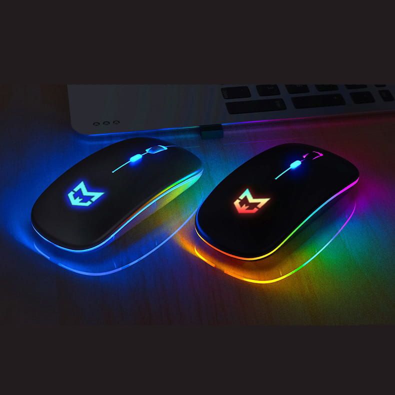 Mysz Bezprzewodowa Ładowana Cicha Podświetlana M444015Sr Sklep Warszaw