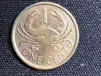Seycheles 1997 - 1 Cent Latão