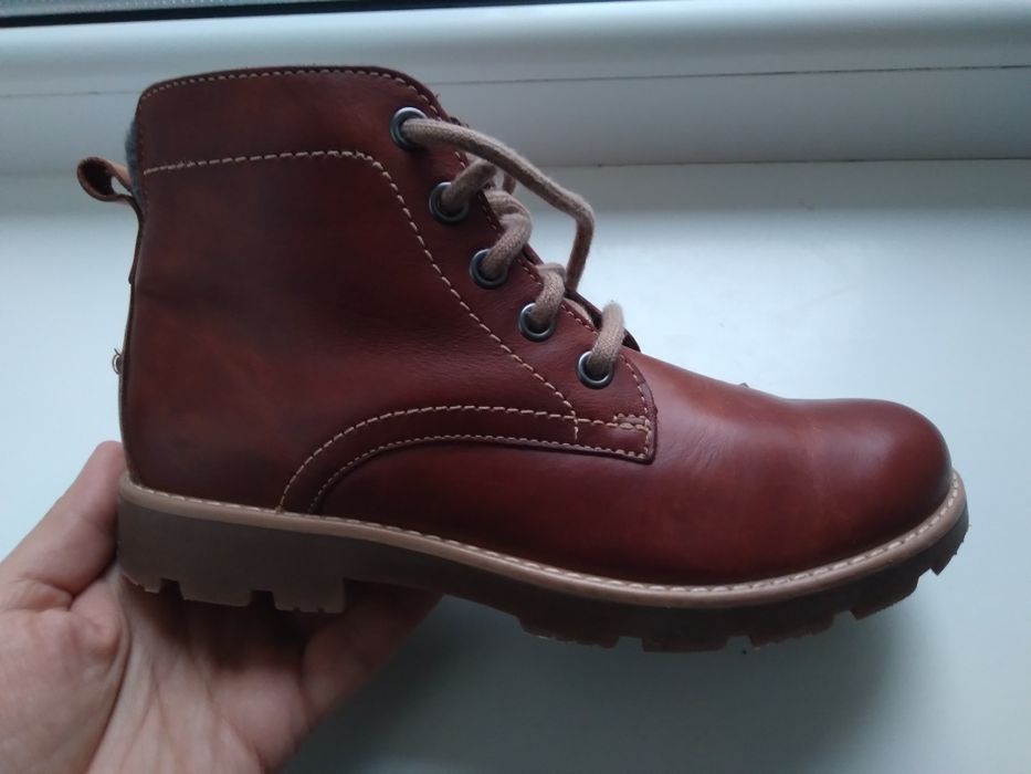 Кожаные ботинки,32,5