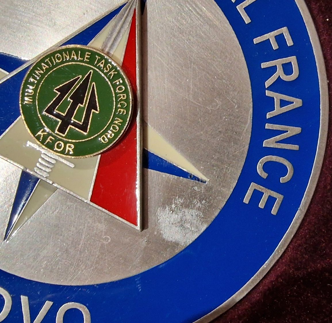 Medalha Kfor francesa kosovo
