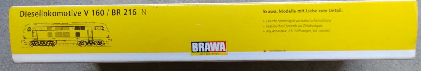 BRAWA 61201 lokomotywa spalinowa BR 216 skala N