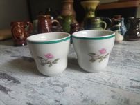 2 porcelanowe jajeczniki Bogucice