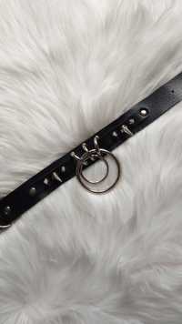 Obroża gotycka choker z kolcami Goth Moon Alternative Punk