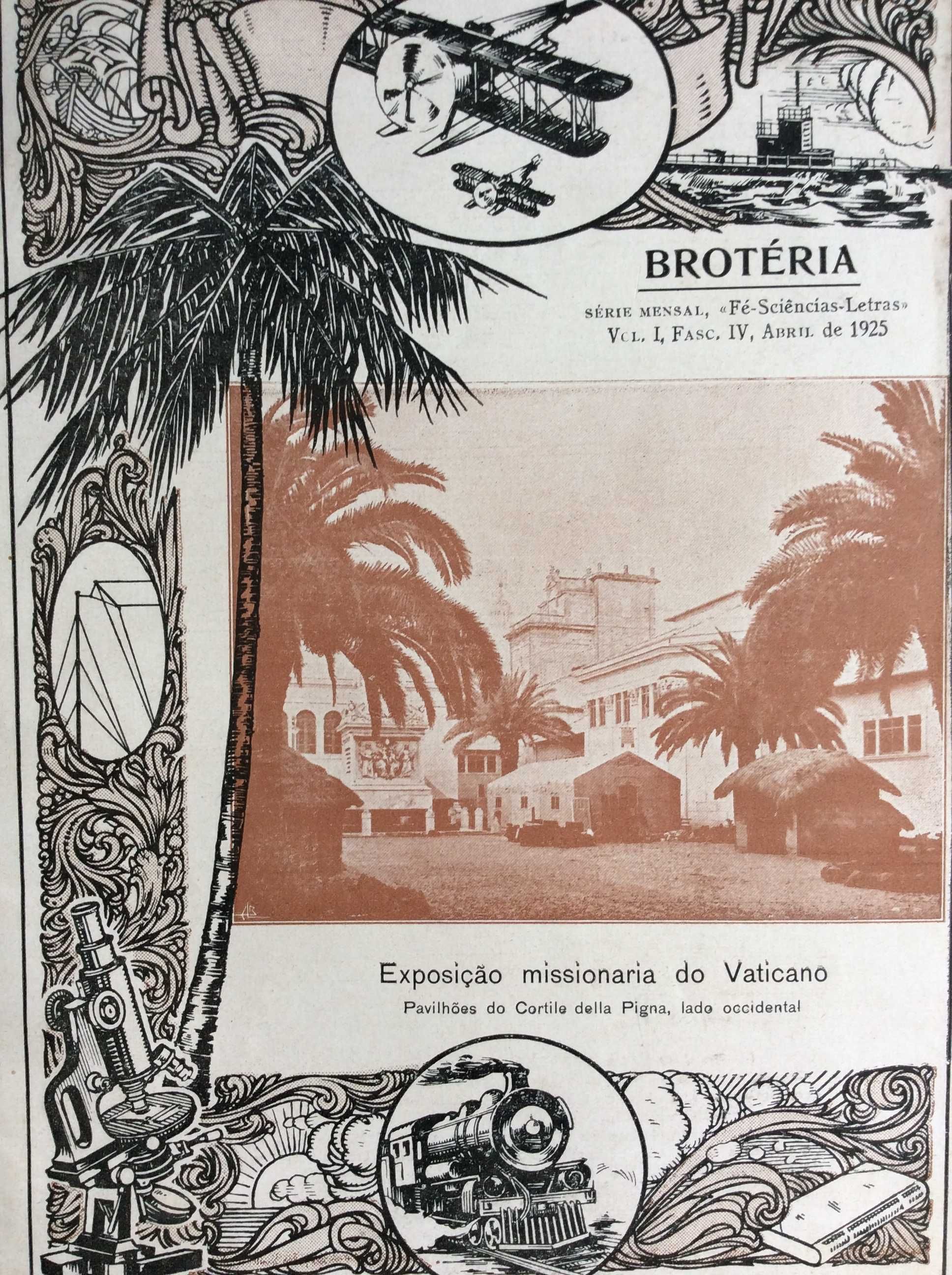 Brotéria. Fé - sciencias - letras Vol. I, Fasc. IV. Abril de 1925