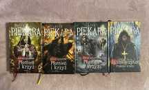 Jacek Piekara - Płomień i krzyż tomy 1-3 + przeklęte krainy