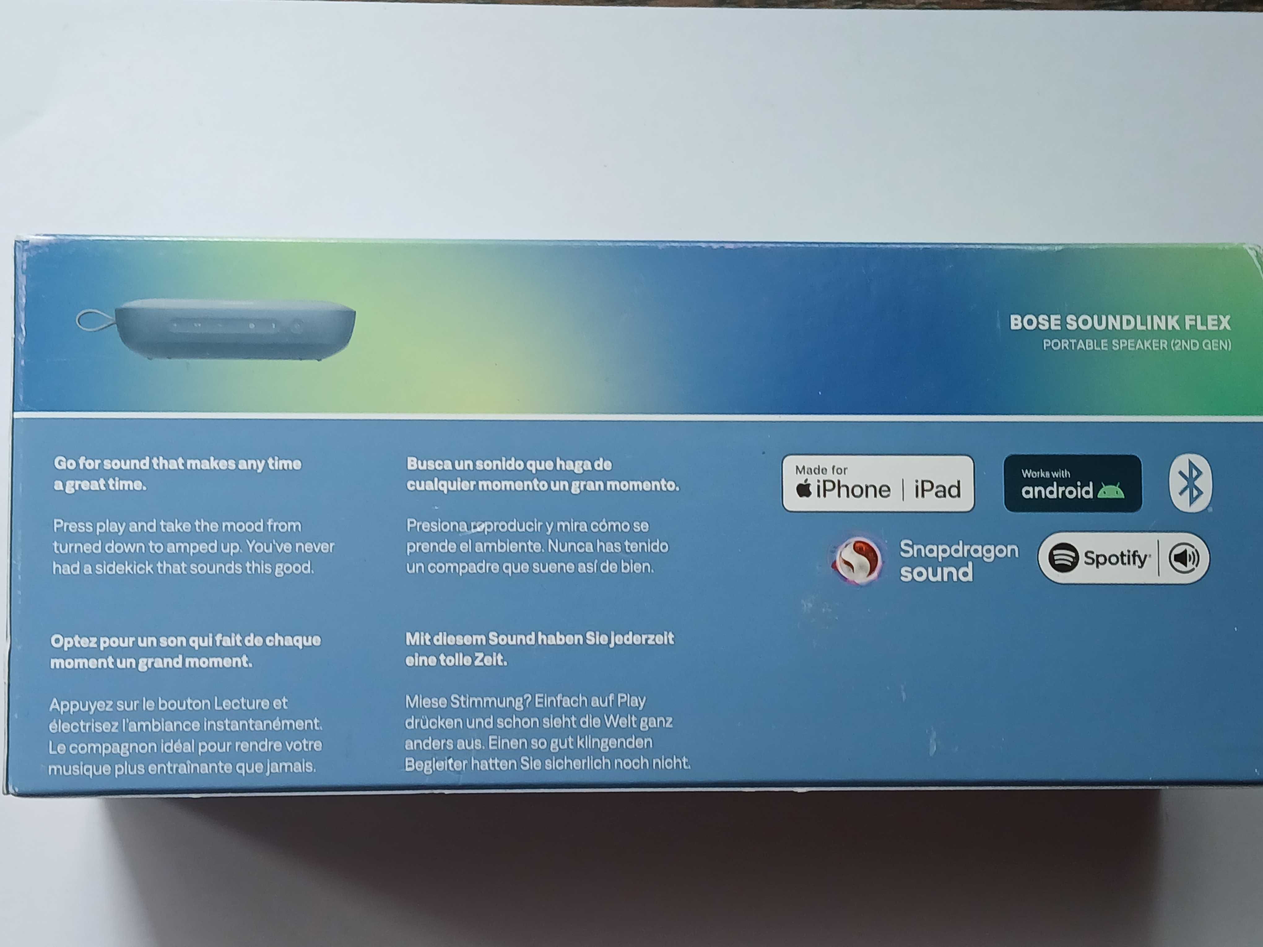 Głośnik Bluetooth BOSE SoundLink Flex (2. generacji) Niebieski