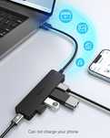 aceele hub usb, rozdzielacz usb 3.0 z 4 portami usb 60 cm