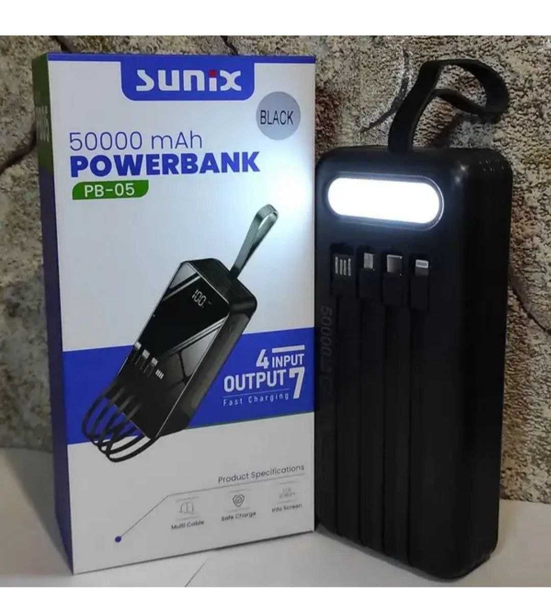 PowerBank 50 000mAh Sunix, підходить для роутера!!!