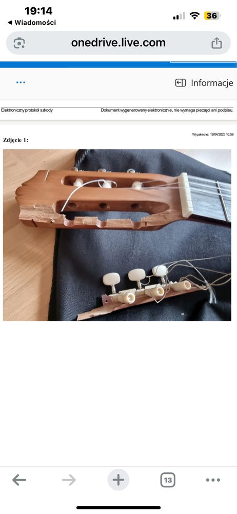 Gitara Yamaha oryg