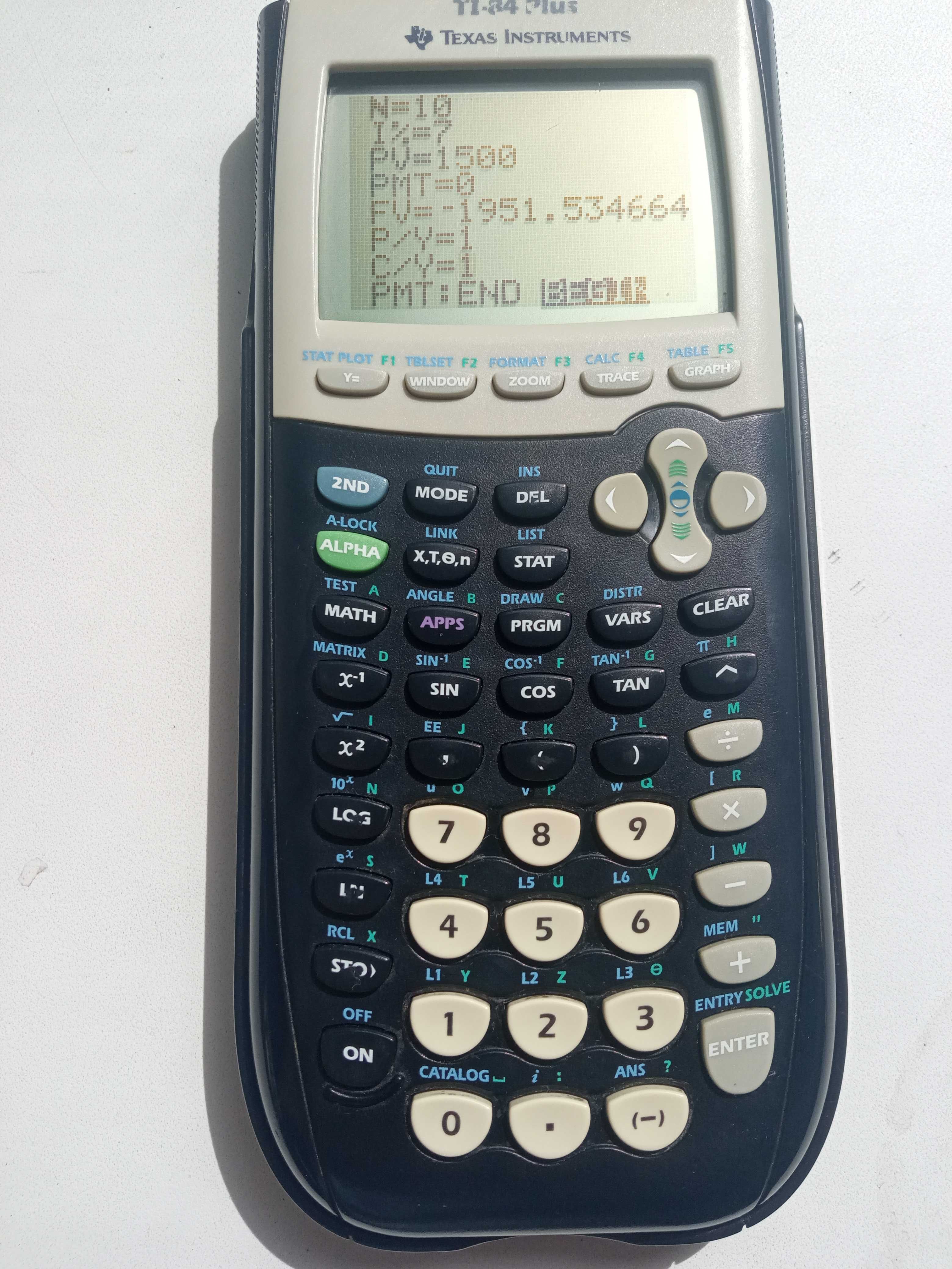 Графічний калькулятор Texas Instruments TI-84 інженерний