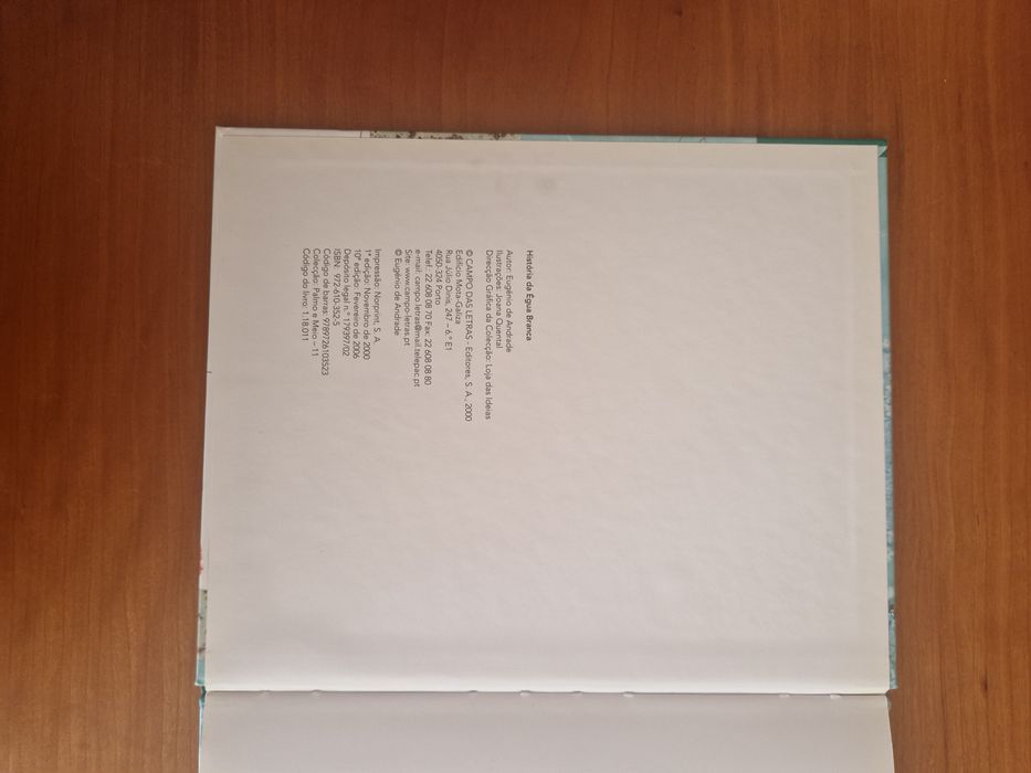 Livro "História da Égua Branca", Eugénio de Andrade