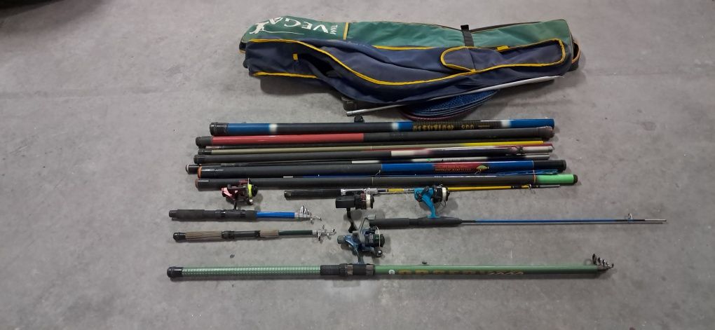 Lote de canas pesca