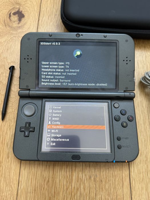 New 3DS XL (Top IPS, 128Gb, 200+ jogos, Pokemon/Zelda/Mario/Inazuma)