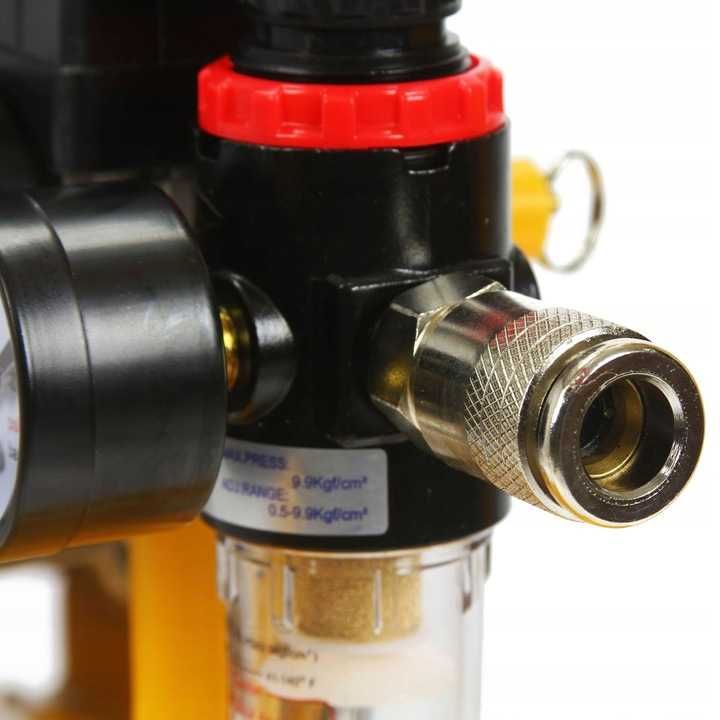 Kompresor olejowy sprężarka powietrza 24l huragan odwadniacz 216l/min