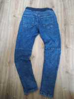 Spodnie jeansowe na gumce 158