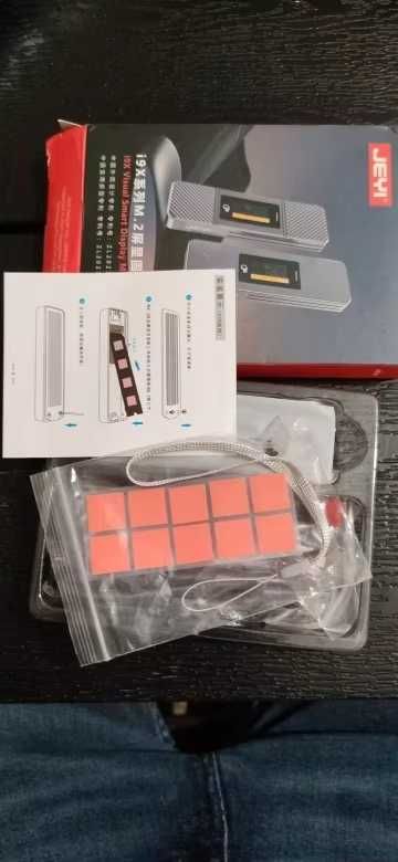 SSD JEYI Visual Smart M.2 USB 3.2 10 Гбит/с 2280 NVMe/PCIe, NGFF/SATA