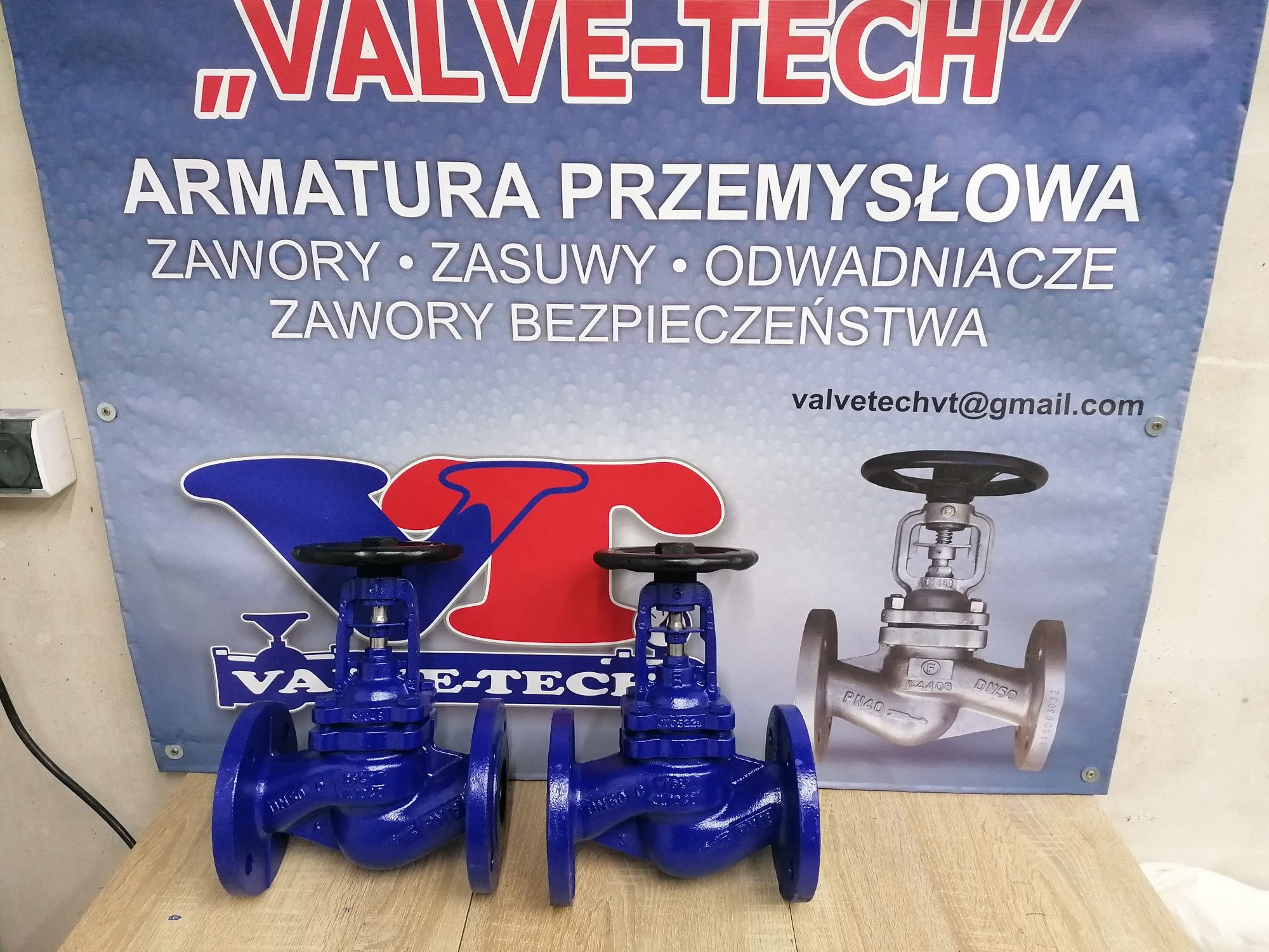 Zawór odcinający mieszkowy ARI-FABA Plus   DN-50 PN-16