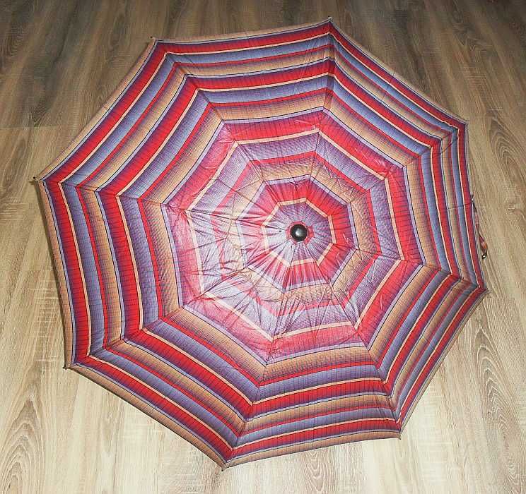 Parasolka damska, mocna, składana, parasol PROFI automat RETRO PRL