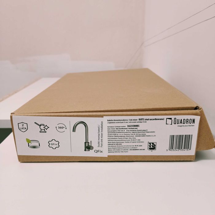 Bateria kuchenna ze stali nierdzewnej KATE