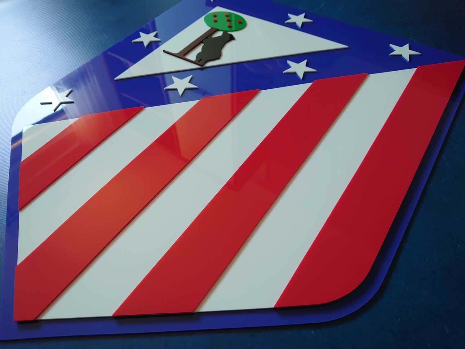 Atletico Madryt nowy Herb na ścianę do domu prezent na urodziny