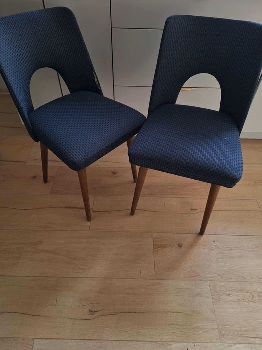 Krzesła PRL kultowe muszelki TANIO, meble PRL