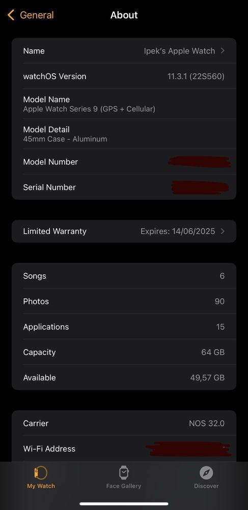 Apple Watch 9 Rosa 45mm GPS+Cellular com Garantia