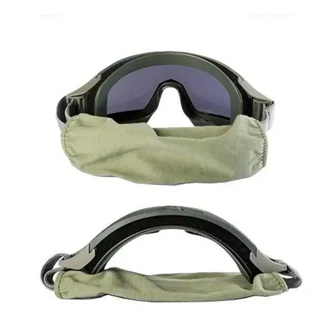 Тактические очки защитная маска  с 3 линзами / Баллистические.опт.дроп