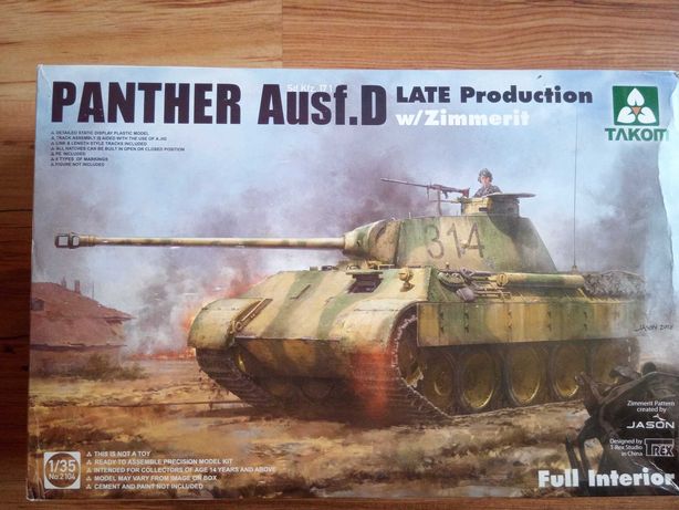 Takom 2104 - Panther Ausf. D - 1/35 - Model do sklejania
