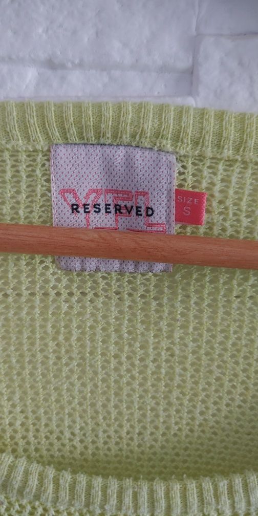 Sweter cytrynowy M
