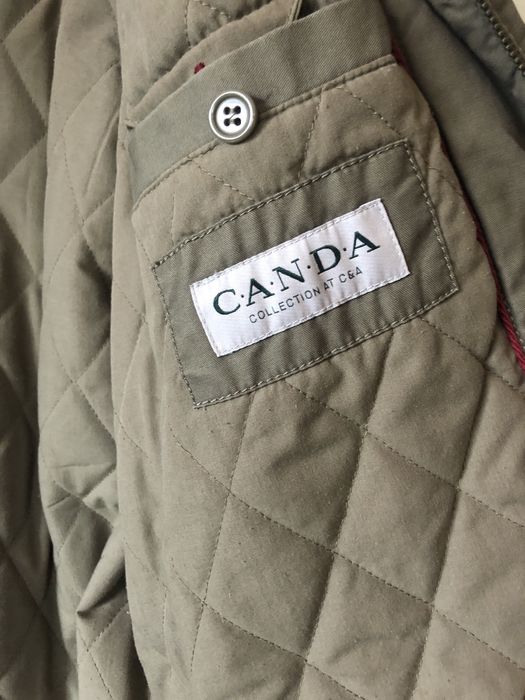 Blusão de homem acolchoado verde