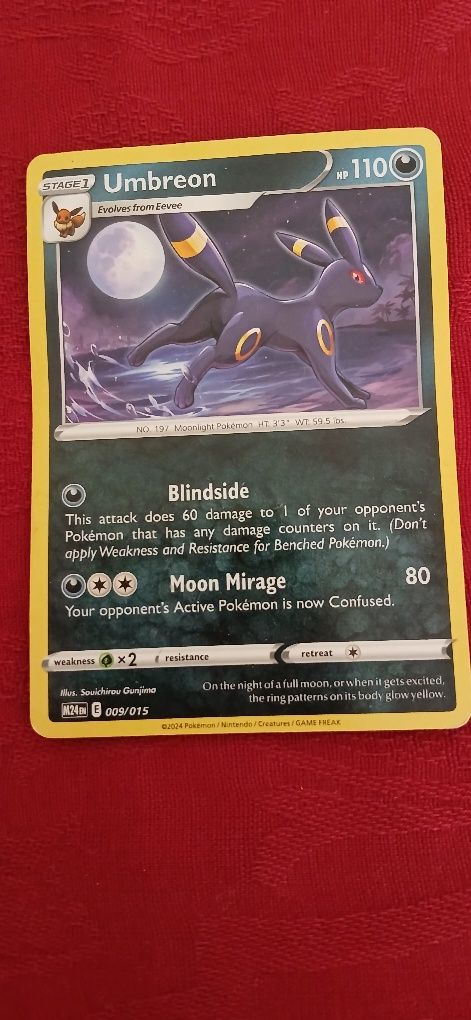 Carta Umbreon -McDonald's 2025